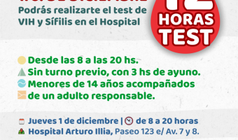 JORNADA 12 HORAS TEST EN EL DA MUNDIAL DE RESPUESTA AL VIH-SIDA